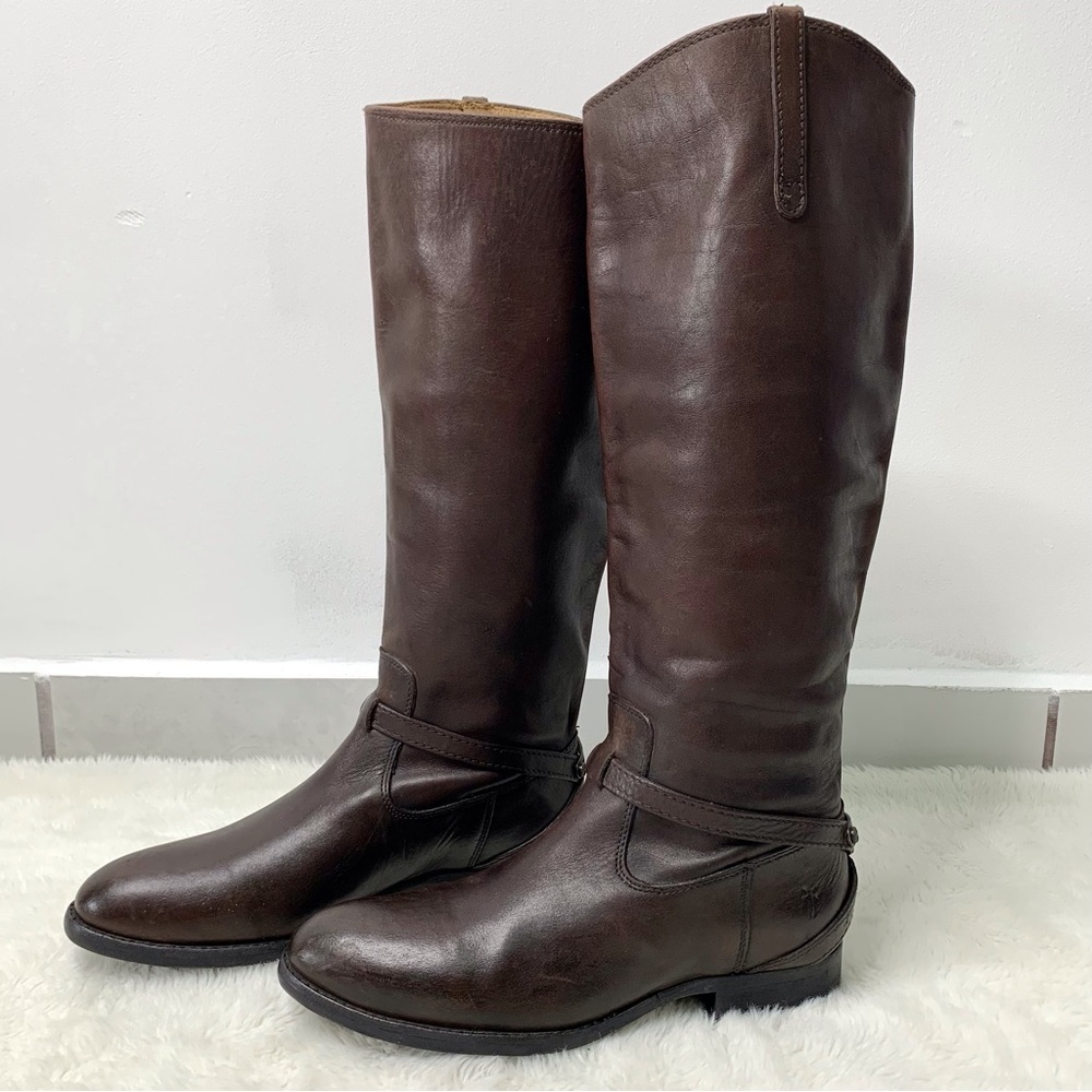 Frye Women's Brown Heeled Boots